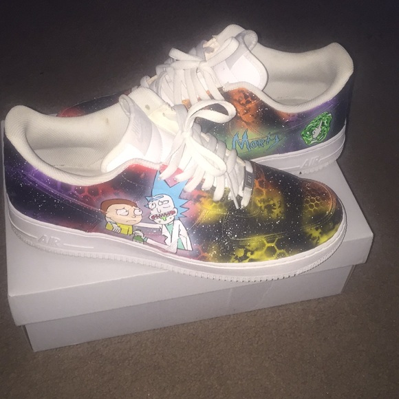Custom made rick and morty af1 - Picture 2 of 4